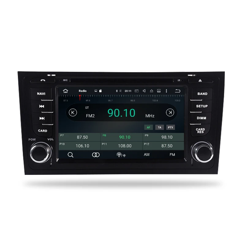 Автомобильный DVD плеер Android 9 0 GPS навигация мультимедийная стерео система для AUDI A6