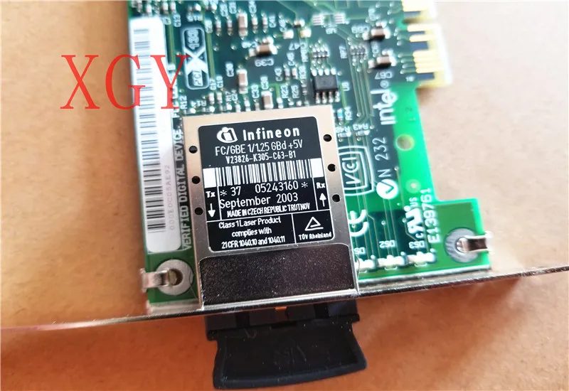 Новинка для DELL 0X0884 MY-0X0884 сетевая карта DUAL Fiber CHANNEL PCIX A91519-003 100% Test ok