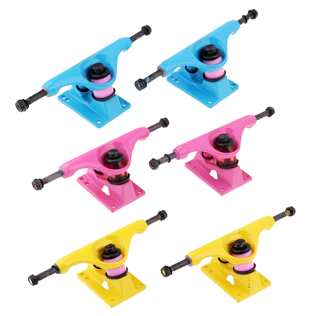 Замена 1 пара 5 дюймовый скейтборд Лонгборд грузовики из алюминиевого