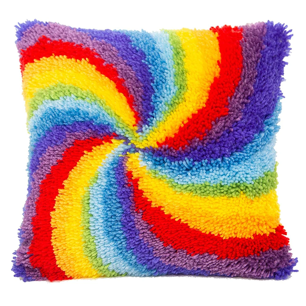 

Tapestry Kits Latch Hook Kits Carpet Embroidery Cushions Kits Needlework Button Package DIY Rugs Hook Rug Point Rug Cactus