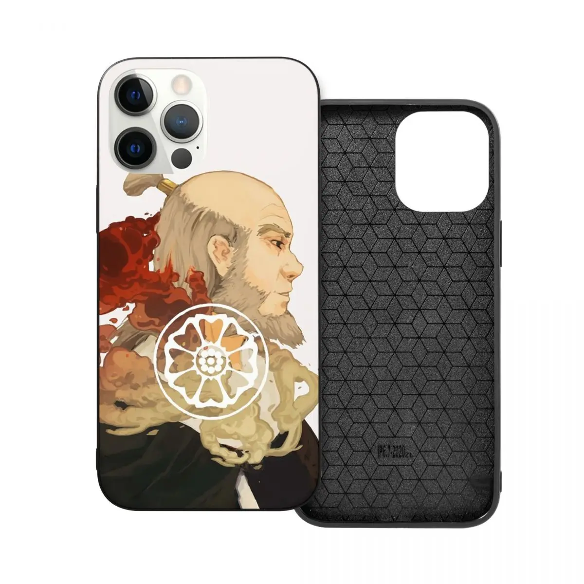 

Iroh PC Glass TPU Phone Case for iPhone 13 12 11 Xs Xr X Pro Max Mini 7 8 Se2 Plus 6 6S