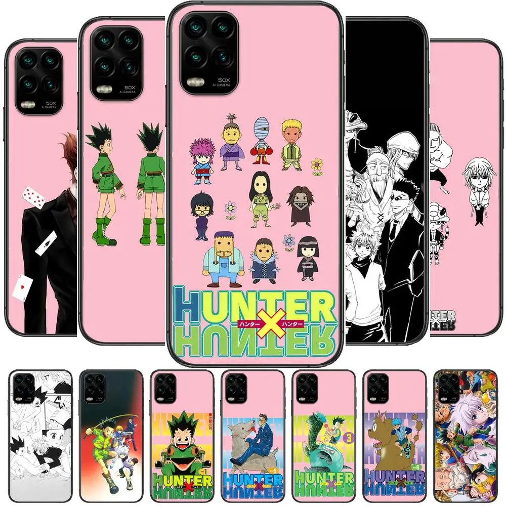 

HUNTER×HUNTER cartoon Phone Case For XiaoMi Redmi Note 11 10 9S 8 7 6 5 A Pro T Y1 Anime Black Cover Silicone Back Pre style cov