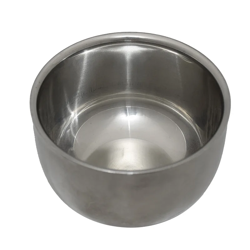 Shaving Bowl Мужская Чаша для бритья из нержавеющей стали, Высококачественная бритва длительного пользования, аксессуары, инструмент для бритья - Color: Shaving Bowl