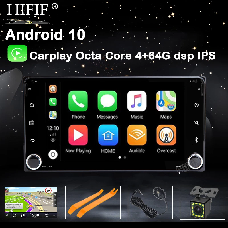IPS Android 10 8 Core dvd плеер для автомобиля Toyota RAV4 Corolla EX Vios Vitz Hilux Terios Avanza фортунер Прадо