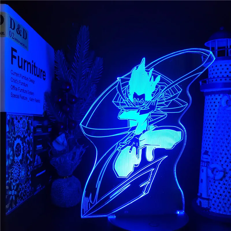 

Shota Aizawa светодиодный светильник My Hero Academia 3D Lampara Аниме Фигурка манга светильник творческий манга детские подарки светильник s Декор