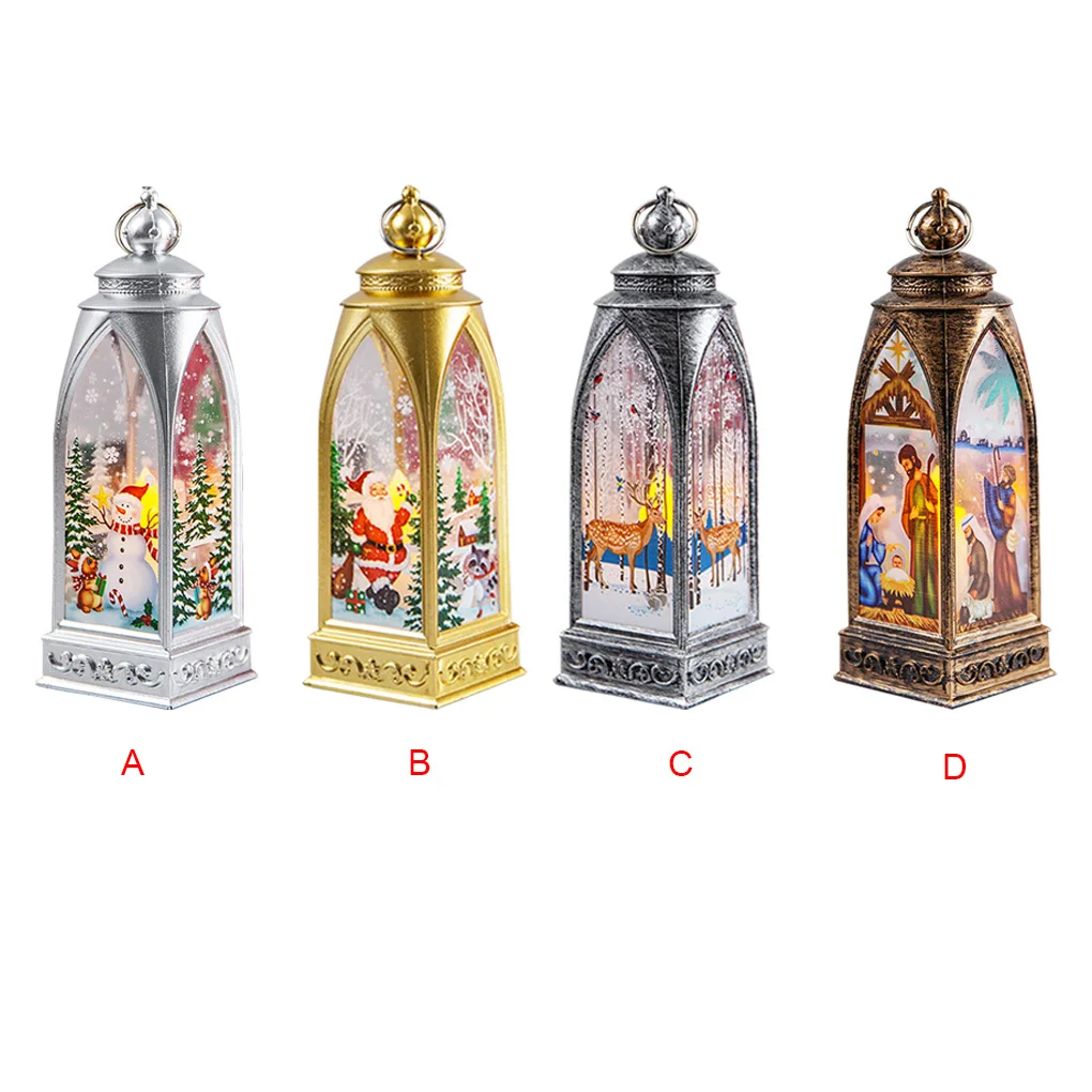 

Christmas Night Light Home Decoration Christmas Banquet Desktop Decoration LED Lighting Jesus Snowman Elk Decoration Accessories
