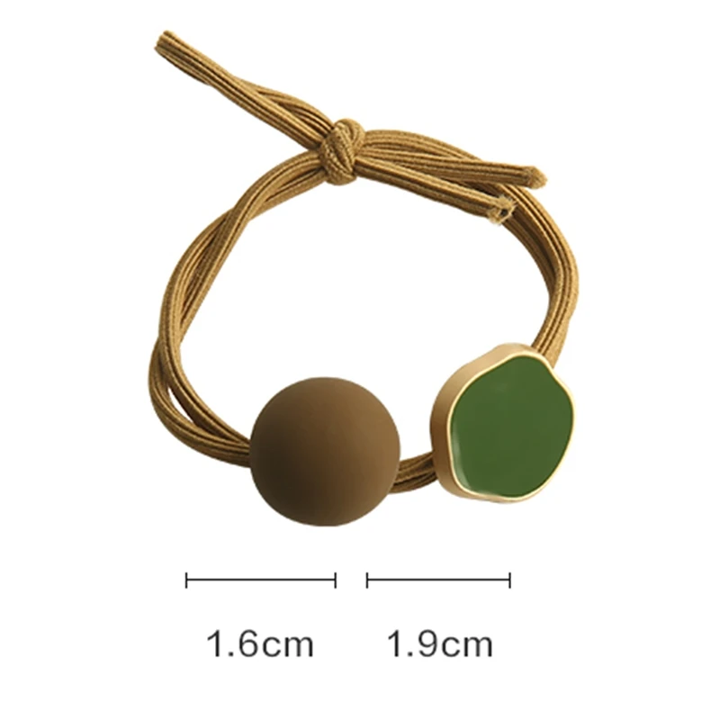 

Korean Elegant Hair Rope Bracelet Scrunchie Women Elastic Hair Rubber Bands Accessories For Girls Tie Hair Ring Headdress Holder
