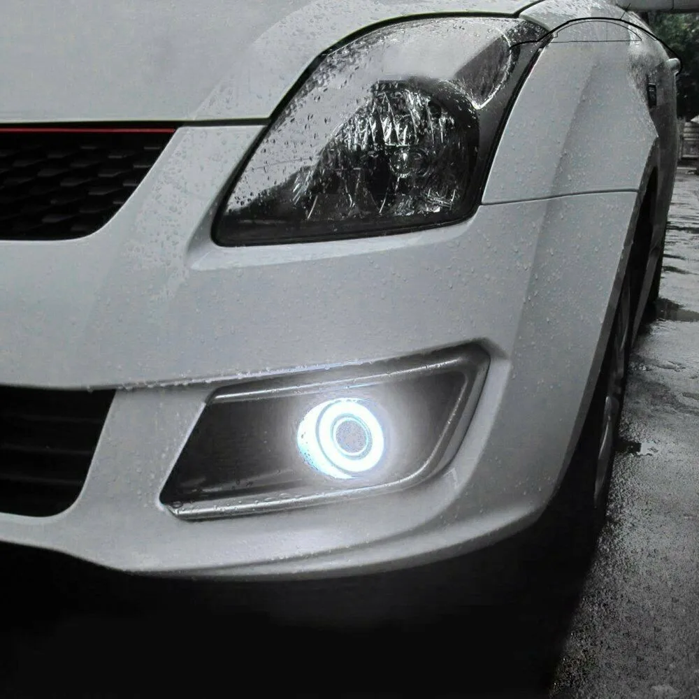 

Accessory Fog Lights Angel Eyes Car Halo Ring Round Super Bright 12V Universal