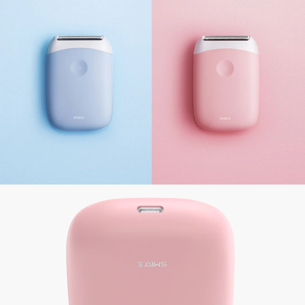 Электрический эпилятор Smate для Xiaomi Mini, портативный триммер для удаления волос для женщин, USB перезаряжаемая гладкая бритва, водостойкий эпилятор