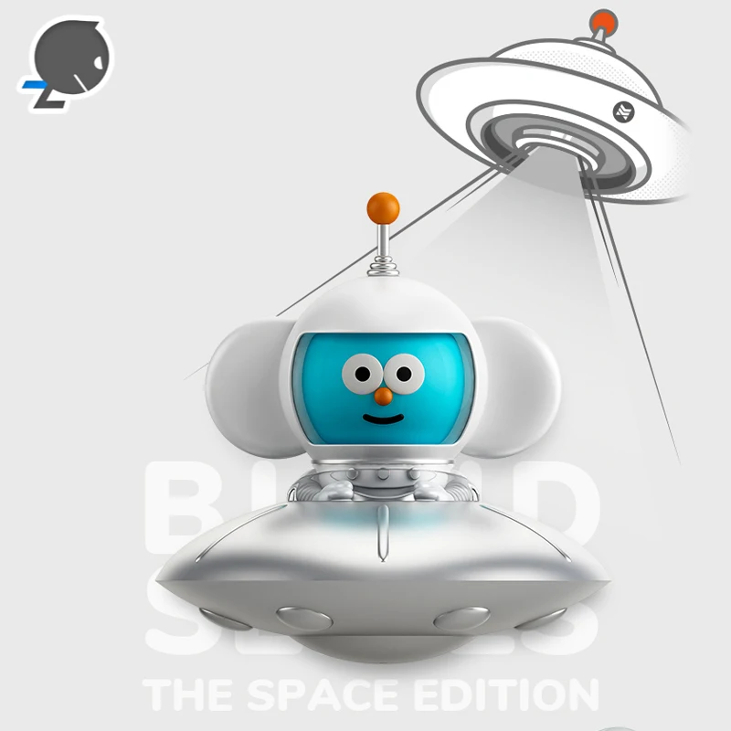 Глухая коробка MOMO модель пукольцы космическая серия комплект гаража мультяшная