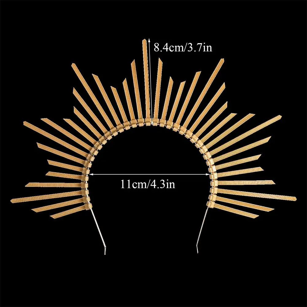 Женская повязка на голову с золотистой короной 1 шт.| |