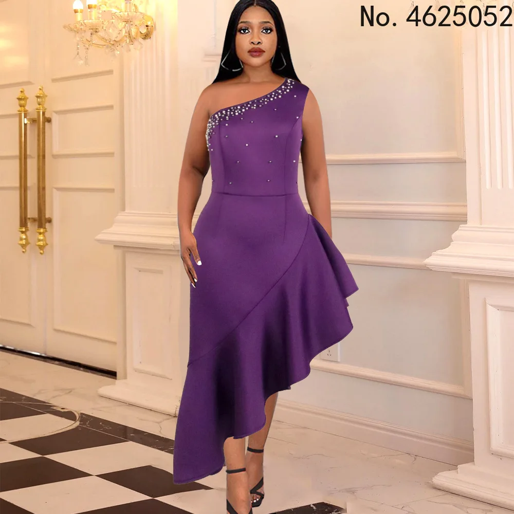 african attire for women Clothes for Women Dashiki Print Dress European Clothing Plus Size Bazin Rich Sleeveless Fashion Round Neck Maxi Vestido african robe