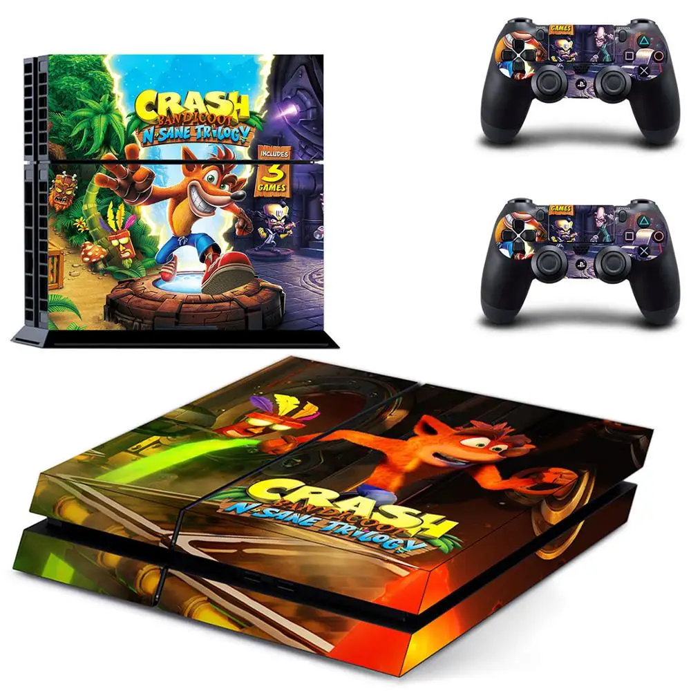 Наклейка полосатая Bandicoot N разумная Трилогия PS4 наклейка s Play station 4 для PlayStation чехол