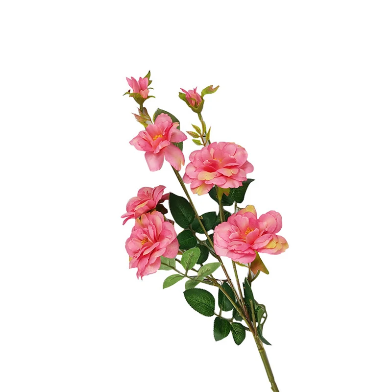 

7 Heads High Quality Roses Artificial Flower Long Branch Flowers Faux Roses Decoration for Home Wedding Party Table Fake Flowers