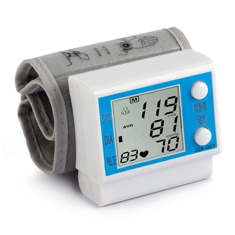 

Wrist Electronic Digital Sphygmomanometer Intelligent Blood Pressure Monitor Heart Rate Detection Pulse Measurement