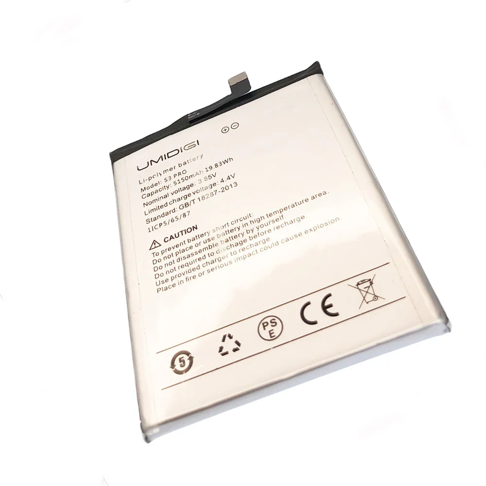 isunoo phone battery 5150mah for umi umidigi f1 f1 play s3 pro with tools free global shipping