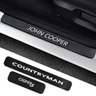 Аксессуары для автомобильной двери, аксессуары для мини-педалей из углеродного волокна, для John Cooper R55 Countryman R60 R56 Clubman переплетенные R61