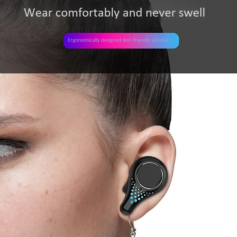 T8 Bluetooth гарнитура TWS 5 0 бинауральная стерео Спортивная цифровая витрина 500 мАч