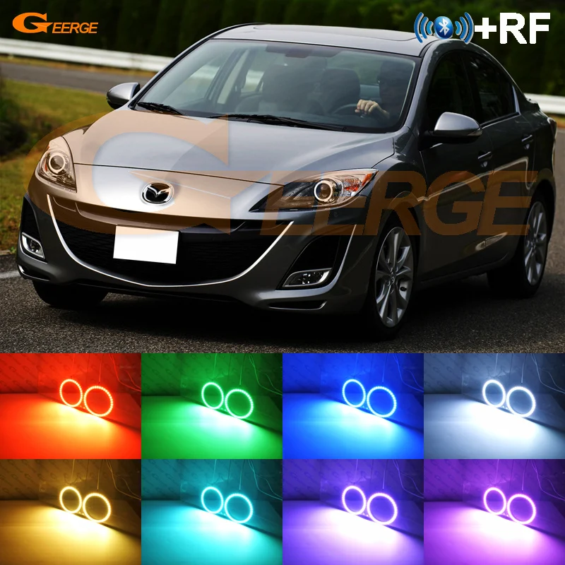 Для mazda 3 mazda3 BL Grand Touring MPS 2010 2013 RF remote Bluetooth APP многоцветный ультра яркий RGB комплект