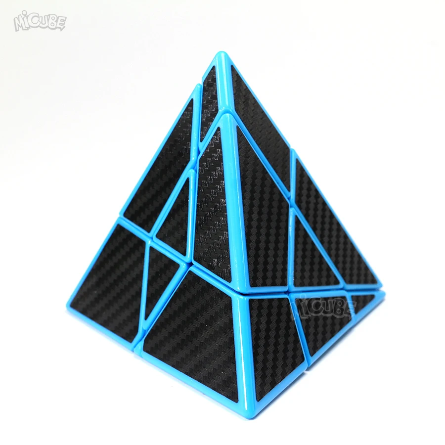 Lefun Ghost Pyramid Cube Ghostpyramid Magic Speed Puzzle Carbon Fiber Professional Educational Toys for Children Cubo Magico