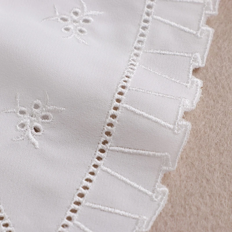 Накладной Воротник Женский жаккардовый с бантом короткий |