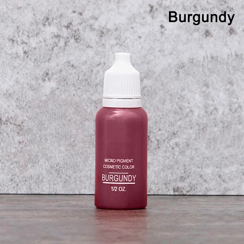 purple red 23 Цвета, полуперманентный макияж, чернила для бровей, губ, линия для глаз, цвет татуировки, микроблейдинг, пигмент для бровей, цветные чернила для татуировки - Цвет: purple red