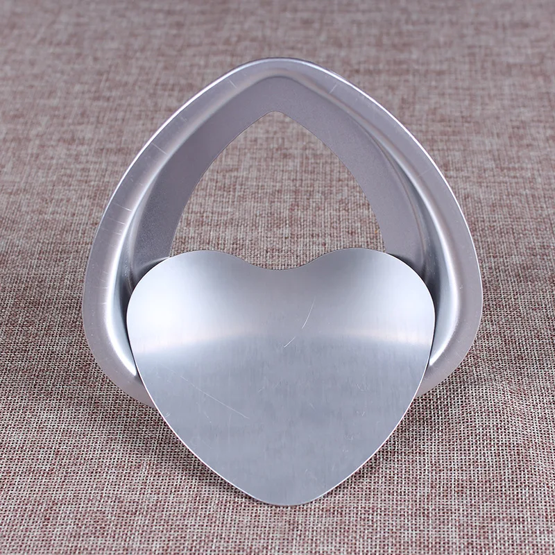 4-дюймовая сковорода для выпечки тортов из алюминиевого сплава в форме сердца