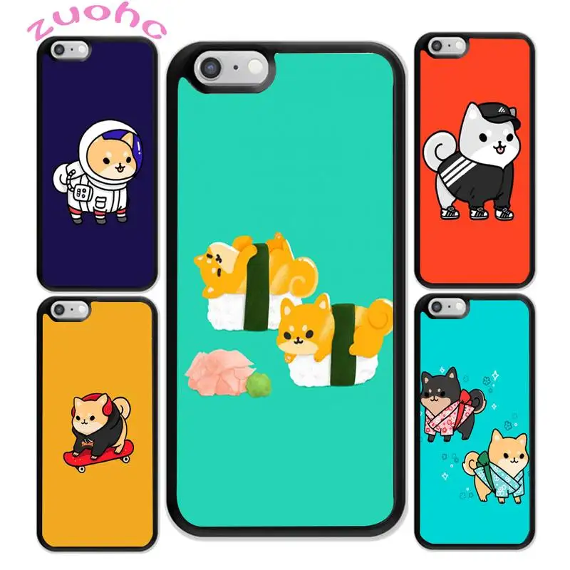

Cartoon Corgi Cute Cases For Iphone 11 Original Iphone 11 Pro Max XR SE 2020 6S 7 8 Plus Plexiglass Hard Case For Iphone 12pro