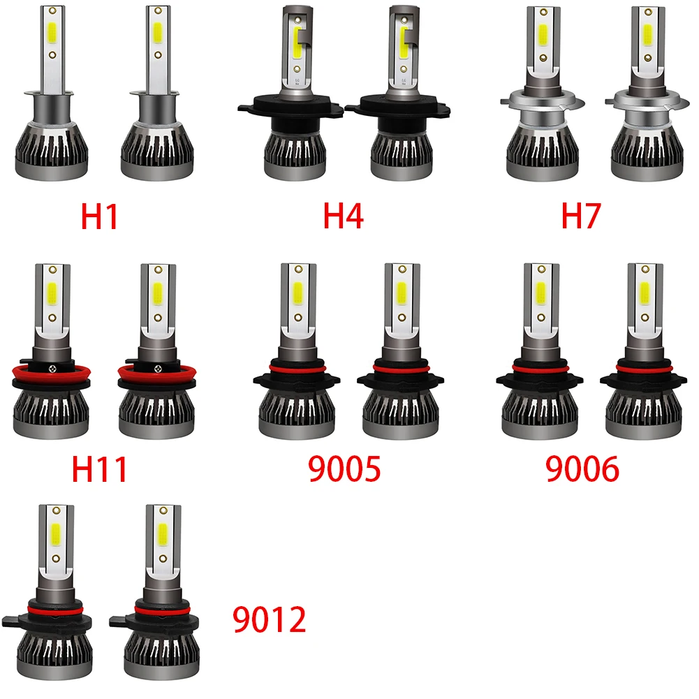 2 шт. фары для грузовиков, автомобильная лампочка для фар, запчасти, супер яркий автомобильный мини универсальный светодиодный преобразователь Led COB, экономия энергии.