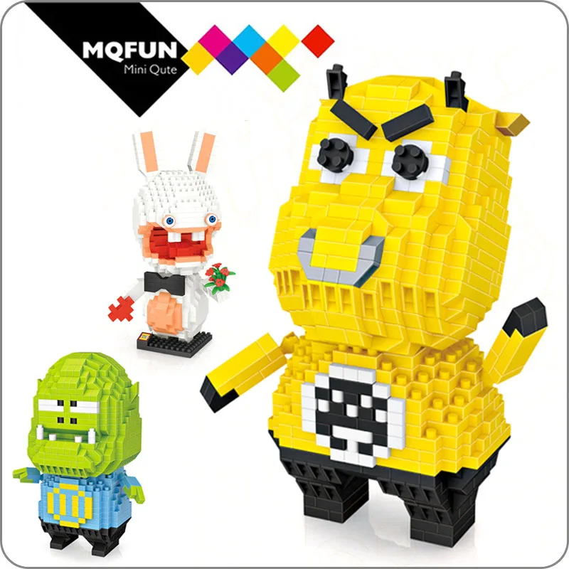 LOZ алмазные блоки из мультфильма буйвол Orc животные игра персонаж строительные