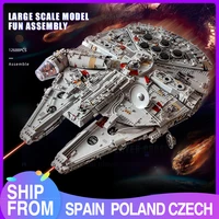 mould king star space wars millennium ultimate falcons building blocks destroyer fighter ship construction bricks toys for boys