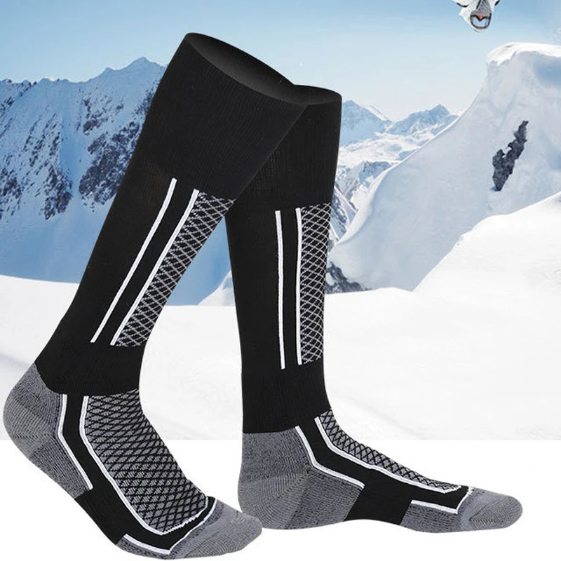 

Mounchain Winter Ski Snow Sports Socks for Women Man Thermal Long Walking Hiking Cotton Warm Towel Unisex Socks Stocking