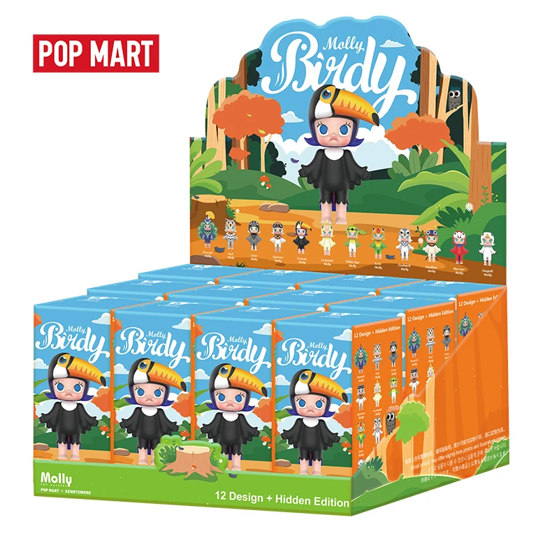 POP MART Молли Бирди для всей коробки игрушки фигурки экшн подарок на день рождения