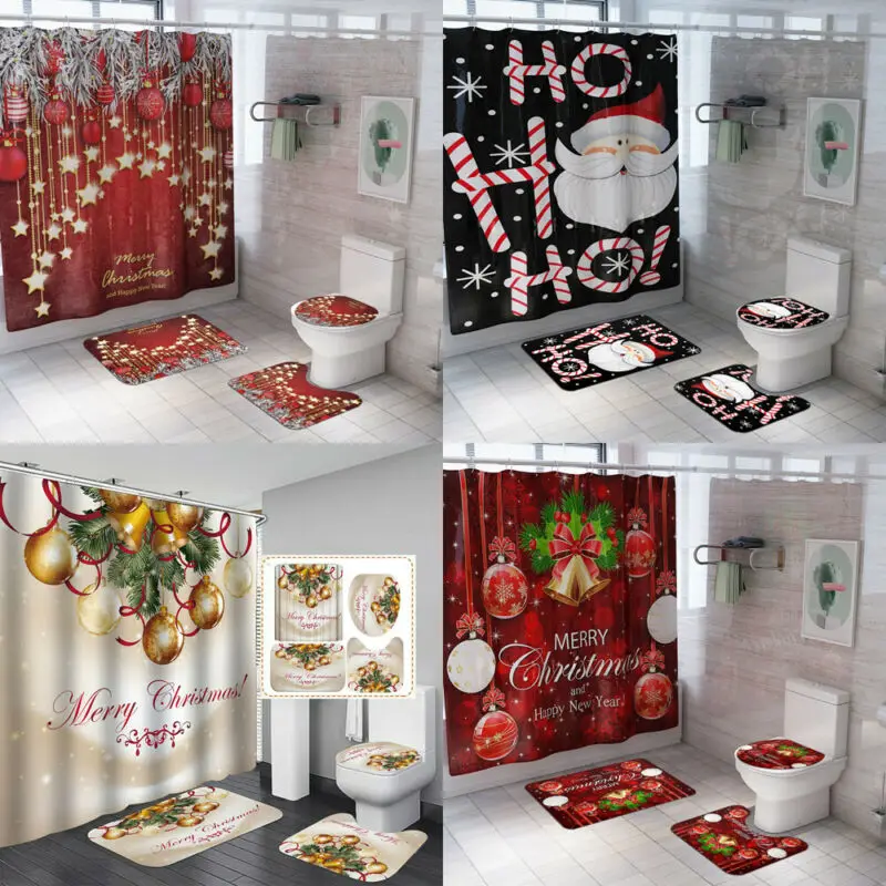 Faroot Merry Christmas ванная комната декоративные Санта Клаус узор водонепроницаемый Душ