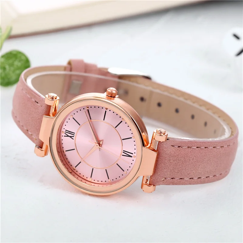 Женские кварцевые наручные часы с цифрами рома | Наручные