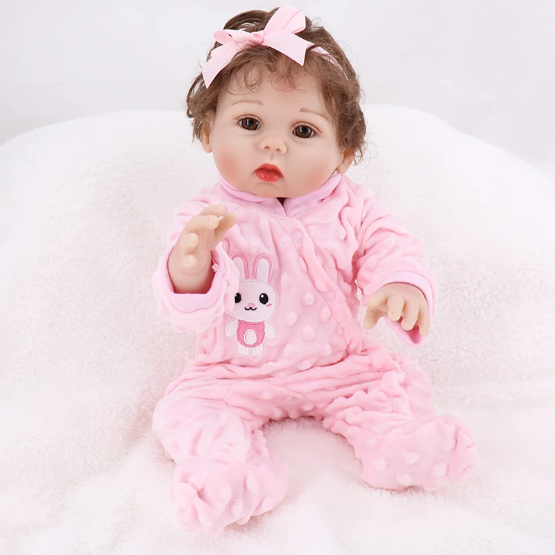 Кукла npk Reborn Baby силиконовая, виниловая кукла игрушки 18 дюймов реалистичные Bebes кукла новорождённого девочки Младенческая живая игрушка куклы подарок