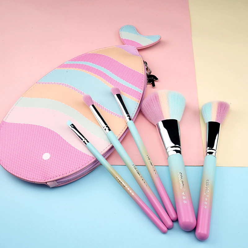 

Lavender pinceaux de maquillage Makeup Brushes Set Powder Eyeshadow Foundation Brush 5/10PCS Cosmetics Makeup Sets with Bag
