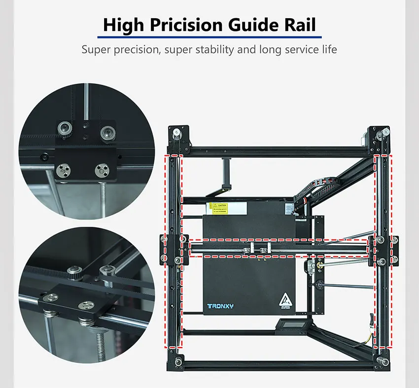Модернизированный TRONXY 3d принтер X5SA-400/X5SA PRO/X5SA 24 В DIY сенсорный экран автоматический уровень большой размер печати 3d машина ABS нити