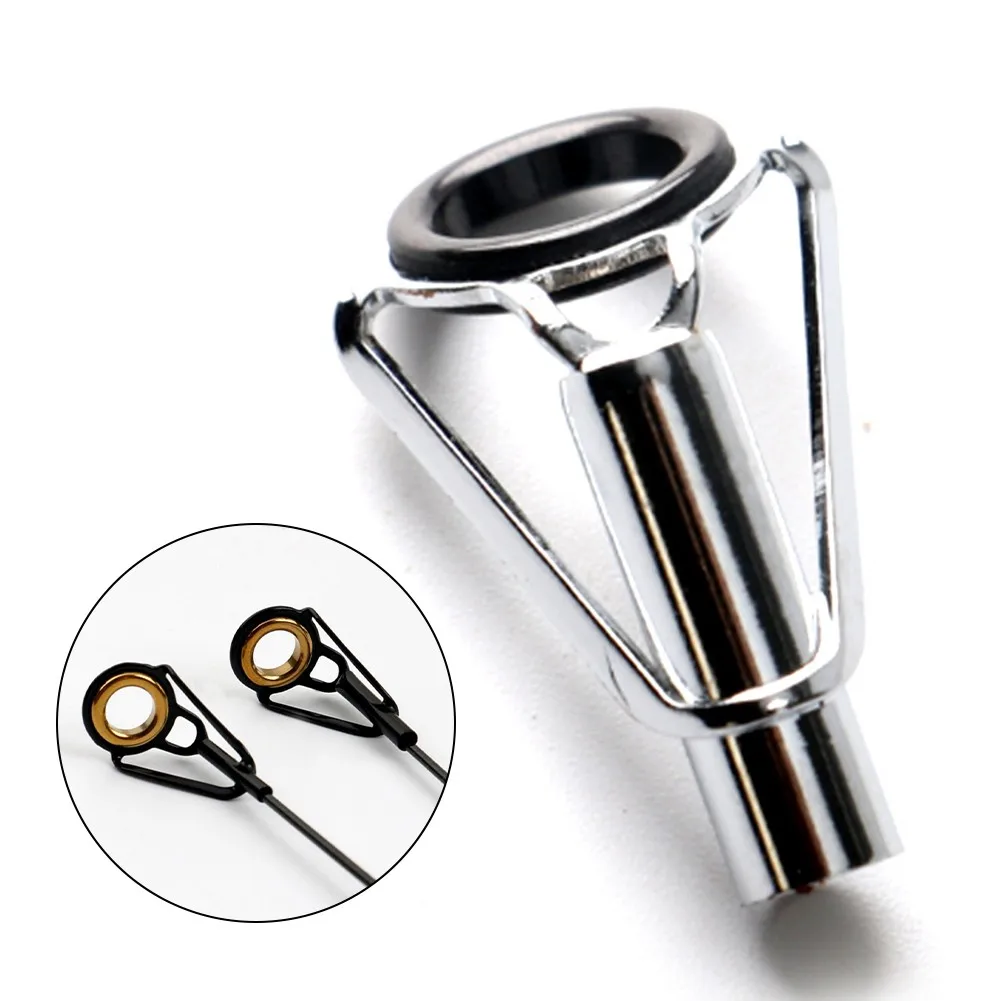 

5pcs Rod Tip Top Guide Ring For Fishing Rods Repair Building Pole Eye Line Rings Stainless Steel Fishing Rod Accessories Pesca