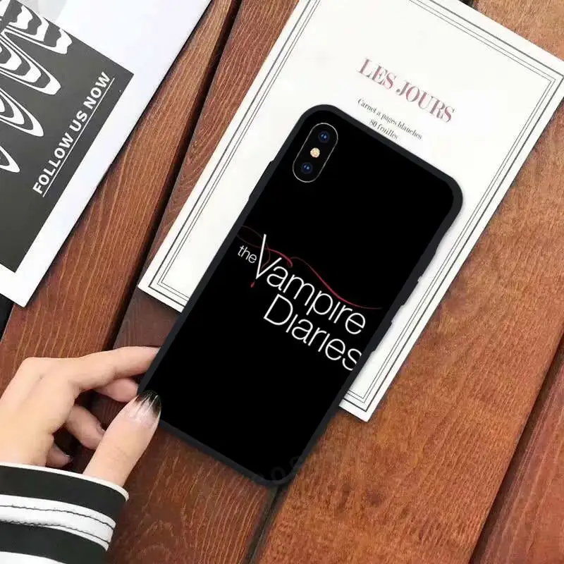 

Vampire Diaries Famous TV series Phone Case for iPhone 11 12 mini pro XS MAX 8 7 6 6S Plus X 5S SE 2020 XR