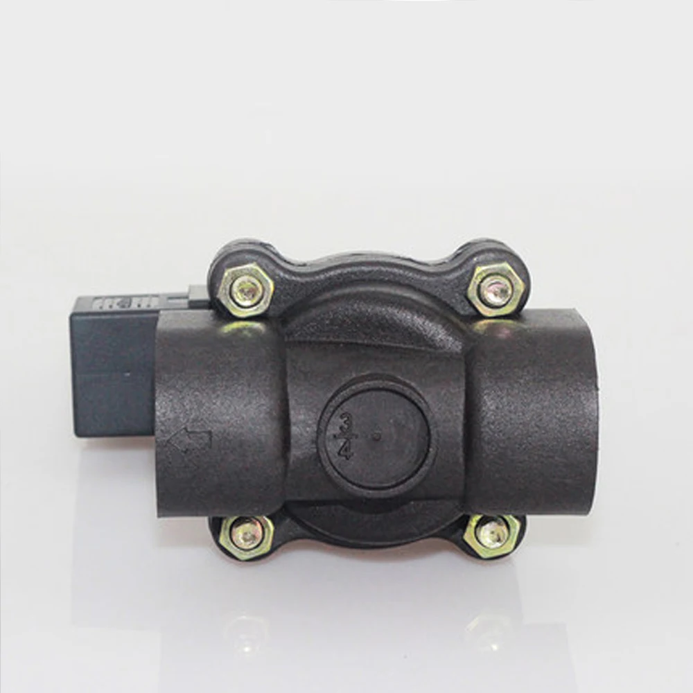 AC220V 1/4 &quot3/8" 1/2 &quot3/4" 1 &quot2" пластиковый электромагнитный клапан DN15 DN20 DN25 DN32