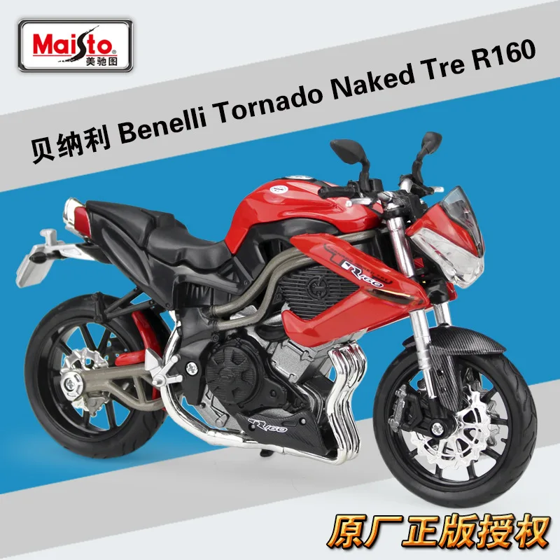 Модель мотоцикла Maisto 1:12 Benelli Tornado Naked из сплава модель работоспособная