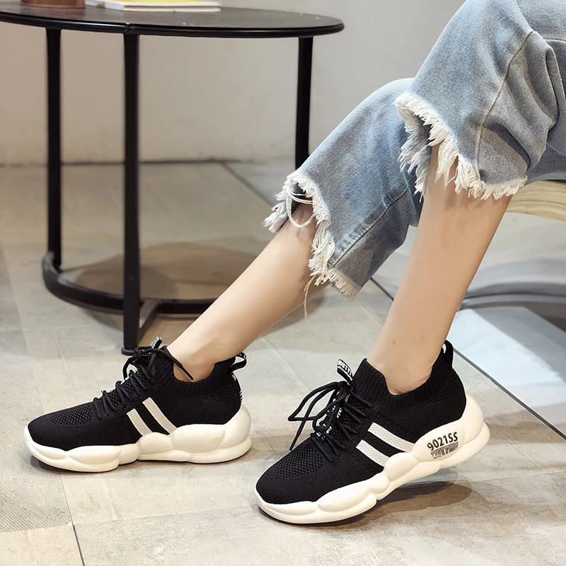 Rimocy/Удобная повседневная женская обувь на плоской подошве коллекция 2019 года