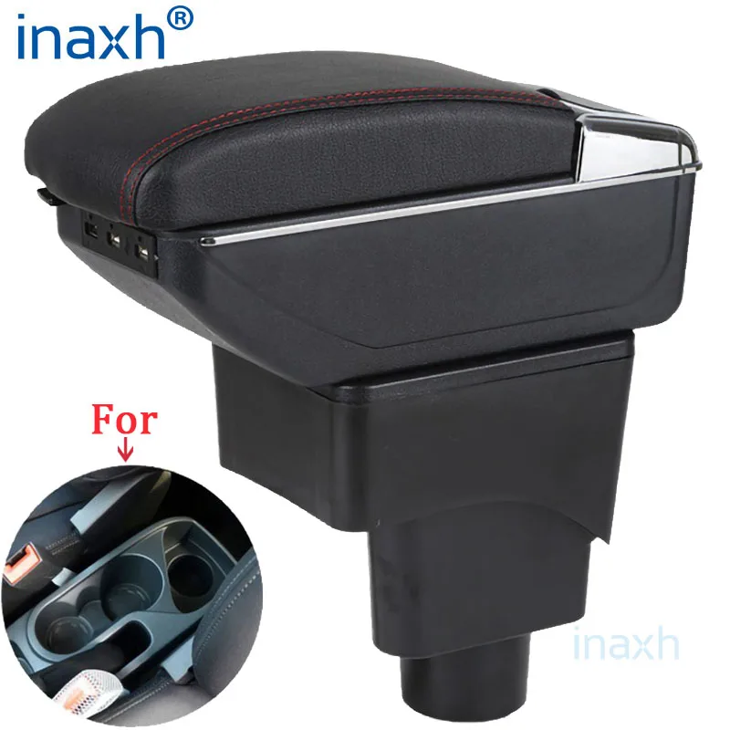 

For FORD EcoSport Armrest box Retrofit parts Interior Storage box Arm Simple installation Car Armres Car Cccessories 2013-2017