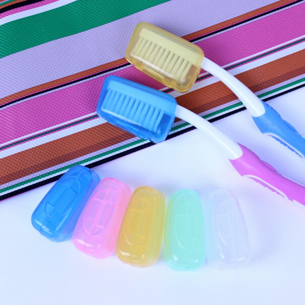

Portable Travel Toothbrush Head Cover Case Protective Caps Health Germproof Brush Case Protect Hike Brush Cleaner