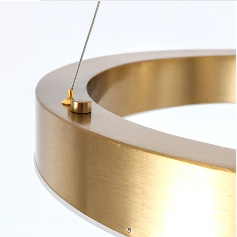 

Nordic modern minimalist chandelier round for living room restaurant bedroom hotel study lamp lighting