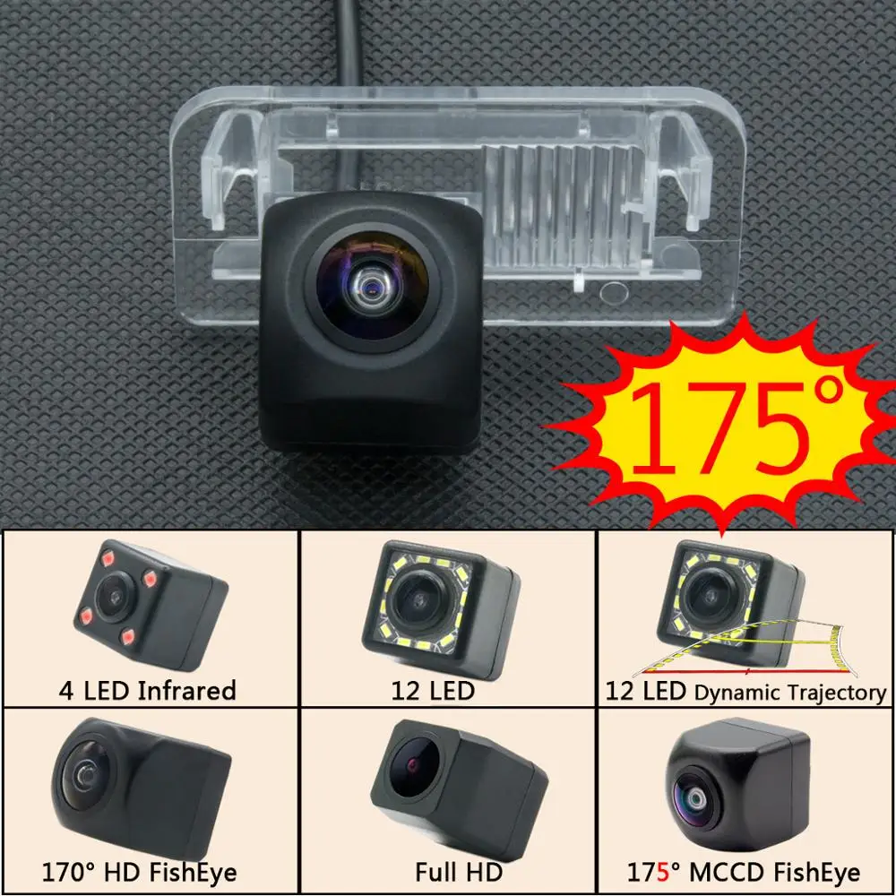 Камера заднего вида с углом обзора 175 градусов 12 светодиодов HD для Mercedes Benz B Class W246