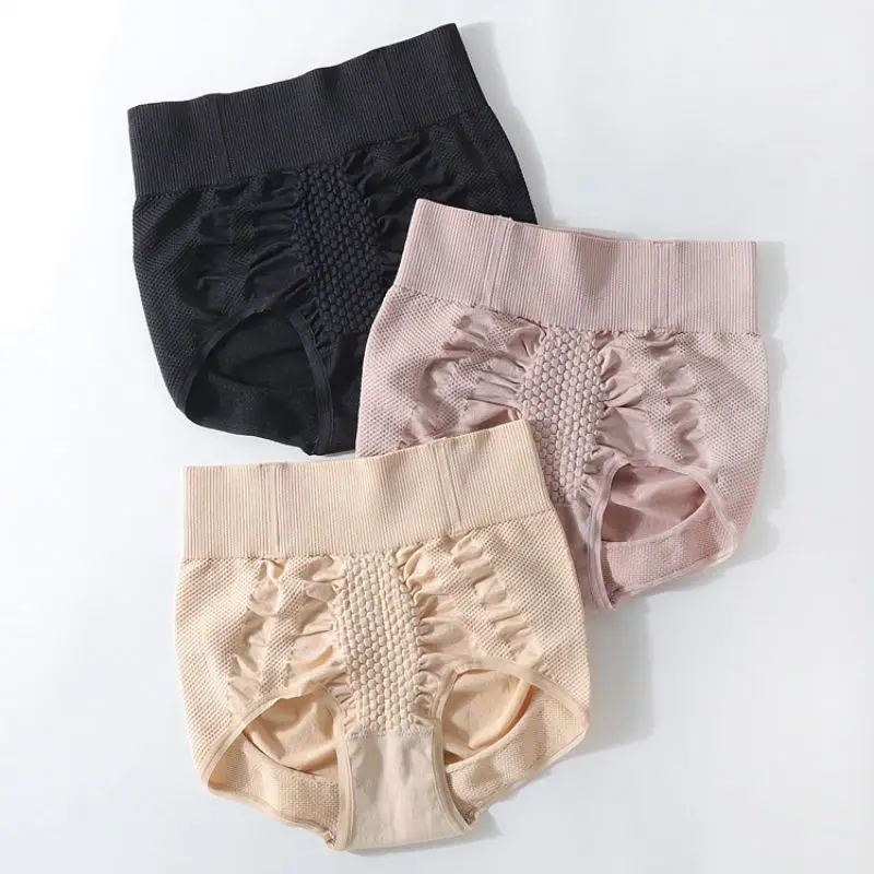 Нижнее белье женское с высокой талией антибактериальное|Женские трусики| |