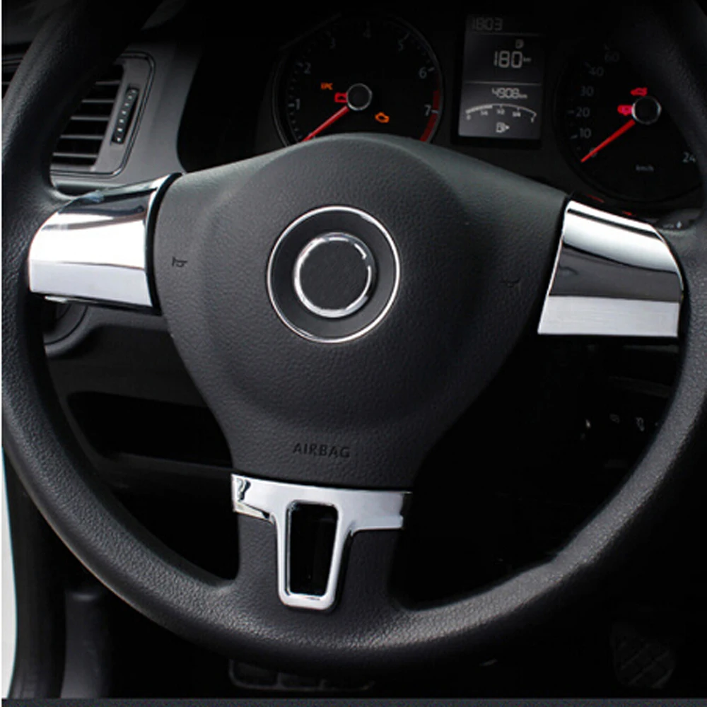 Украшение на руль автомобиля блестки наклейка для Volkswagen VW Golf 6 MK6 Polo Jetta MK5 2009 2010 2011 bora|Наклейки автомобиль| |