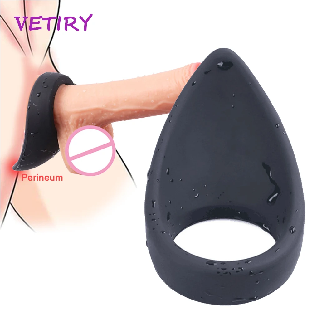 VETIRY Силиконовое кольцо для пениса Секс игрушки Для мужчин эрекции задержка